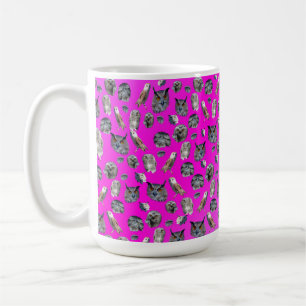 Mug Chouette rose Motif,