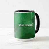 Mug Chouette sage (Devant droit)