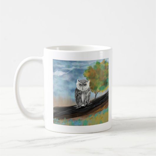 Mug Chouette saisonnière Imprimer bébé (Gauche)