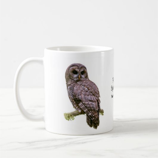 Mug Chouette tachetée (Gauche)