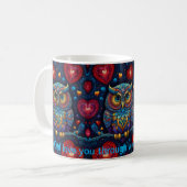 Mug Chouette t'aime toujours (Devant gauche)