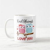 Mug Chouette t'aime toujours (Gauche)