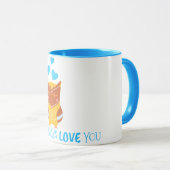 Mug Chouette t'aime toujours (Devant droit)