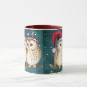 Mug Chouette t'aime toujours | Joli cadeau de Noël d'h (Centre)