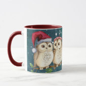 Mug Chouette t'aime toujours | Joli cadeau de Noël d'h (Gauche)