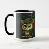 Mug Chouette verte de la Saint-Patrick (Gauche)