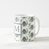 Mug Chouette verte Monogram Eucalyptus (Devant droit)