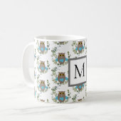 Mug Chouette verte Monogram Eucalyptus (Devant gauche)