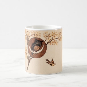 Mug Chouette Vintage dans la lune