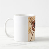 Mug Chouette Vintage dans la lune (Gauche)