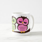 Mug Chouettes adorables (Devant droit)