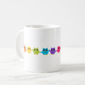 Mug Chouettes arc-en-ciel (Devant gauche)