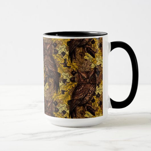 Mug Chouettes d'automne (Droite)
