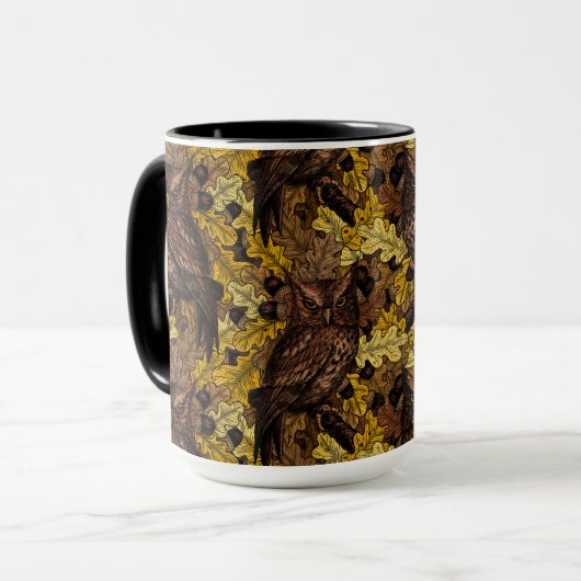 Mug Chouettes d'automne (Devant gauche)