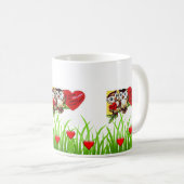 Mug Chouettes de Saint Valentin (Devant droit)