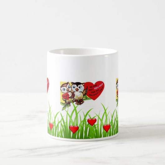 Mug Chouettes de Saint Valentin (Centre)