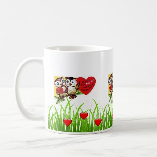 Mug Chouettes de Saint Valentin (Gauche)