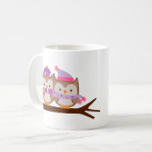 Mug Chouettes épervières de Valentines (Devant gauche)