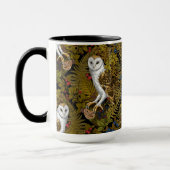 Mug Chouettes, fougères, chênes et baies 2 (Gauche)