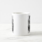 Mug Chouettes, gravure vintage (Centre)