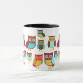 Mug Chouettes mignonnes (Centre)