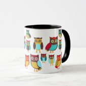 Mug Chouettes mignonnes (Devant droit)