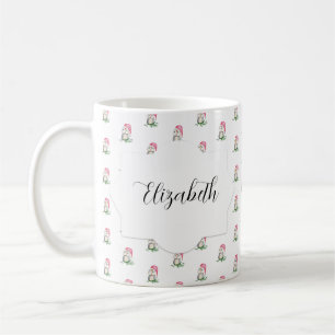 Mug Chouettes Petits Monogramme Aquarelle