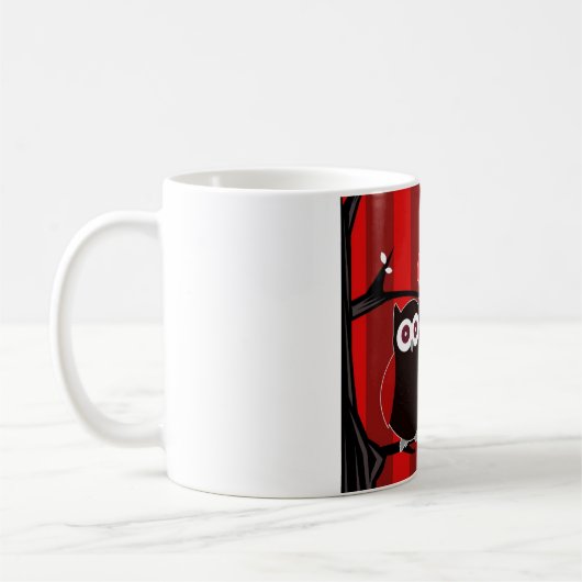 Mug Chouettes rouges (Gauche)