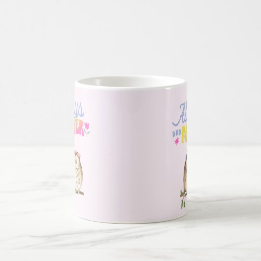 Mug Chouettes toujours et toujours mignonnes en amour (Centre)