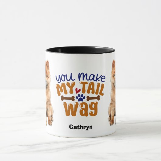 Mug Chow Chow Chien Chien Chien Vous Faites Mon Remise (Centre)