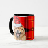 Mug Chow Chow Chow Chow Noël Chien Père Noël (Devant gauche)