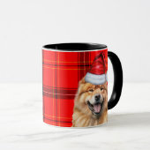 Mug Chow Chow Chow Chow Noël Chien Père Noël (Devant droit)
