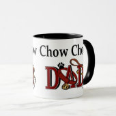 Mug Chow Chow DAD Cadeaux (Devant droit)