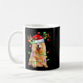 Mug Chow Chow Dog Lover Xmas Lighting Santa Chow Chow (Gauche)