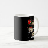 Mug Chow Chow Dog Santa Sleigh Flying Funny Magical Ch (Devant droit)