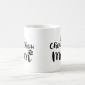 Mug Chow Chow Mom Pawprints Graphisme (Centre)
