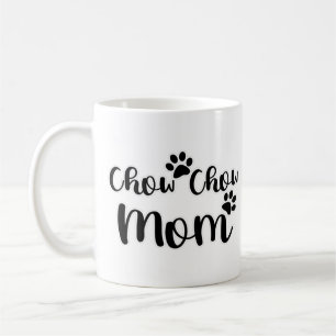 Mug Chow Chow Mom Pawprints Graphisme