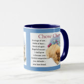Mug Chow Chow Puppy Art Cadeaux (Devant droit)