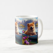 Mug Chow Chow sur une pagaie : une aventure Pittoresqu (Devant droit)