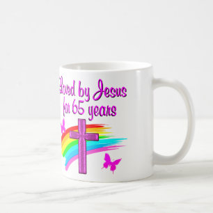 MUG CHRÉTIEN ÂGÉ DE 65 ANS