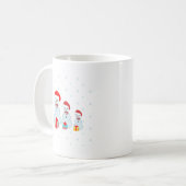 Mug Chrétien des neiges et des flocons (Devant gauche)