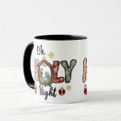 Mug Chrétien - Ô nuit sainte - Noël (Devant gauche)