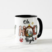 Mug Chrétien - Ô nuit sainte - Noël (Devant droit)