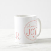Mug Chrétien personnalisé Choisir la joie (Devant droit)