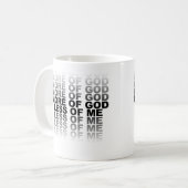 Mug Chrétien Plus de Dieu Moins de Moi (Devant gauche)