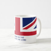 Mug chrétien | Union Jack britannique personnalisée (Devant droit)