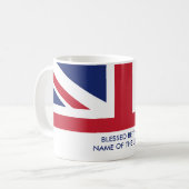 Mug chrétien | Union Jack britannique personnalisée (Devant gauche)