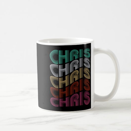 Mug Chris D groovy Nom J'aime Chris Mème 70,80 (Droite)