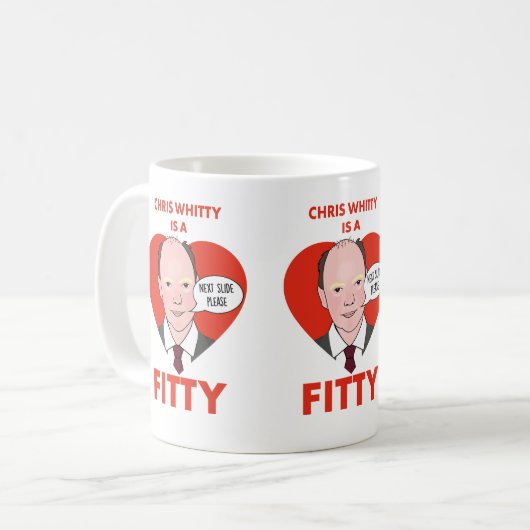 Mug Chris Whitty est en forme (Devant gauche)