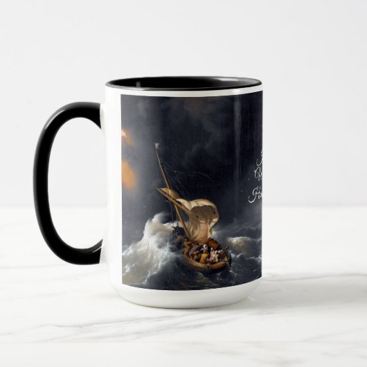 Mug Christ dans la tempête (Gauche)